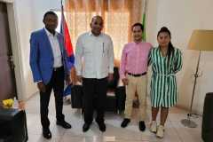 Visite de travail avec Mr l'ambassadeur du Cuba au CONGO BRAZZAVILLE